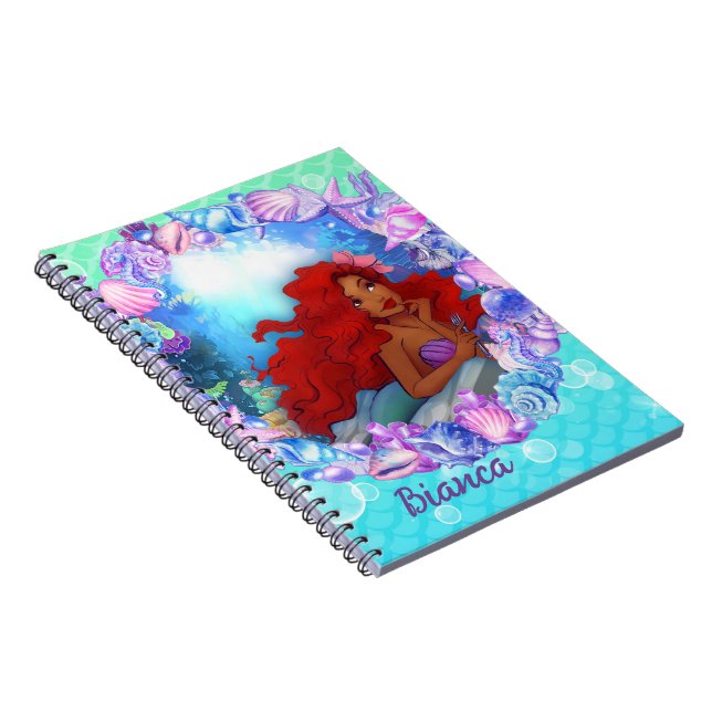 Black Mermaid Notebook (Right Side)