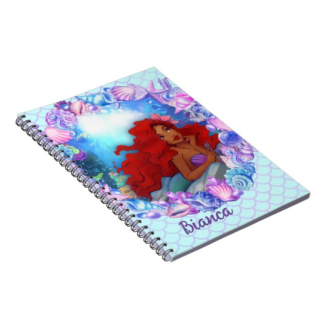 Black Mermaid Notebook (Right Side)