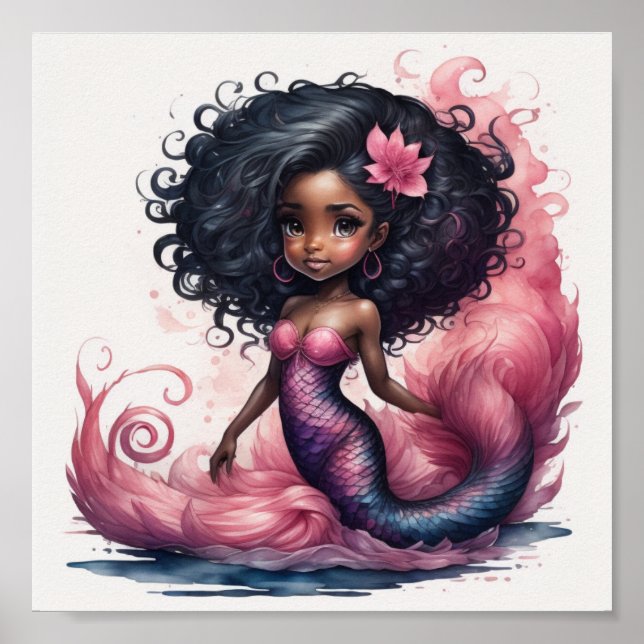 Black Mermaid  Poster (Front)