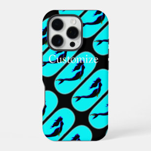 black mermaids rising iPhone 16 pro case