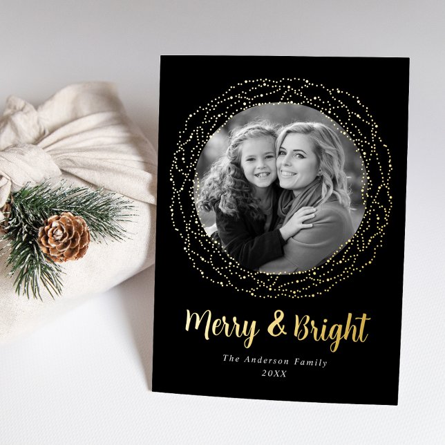 Black Merry and Bright Photo (Creator Uploaded)