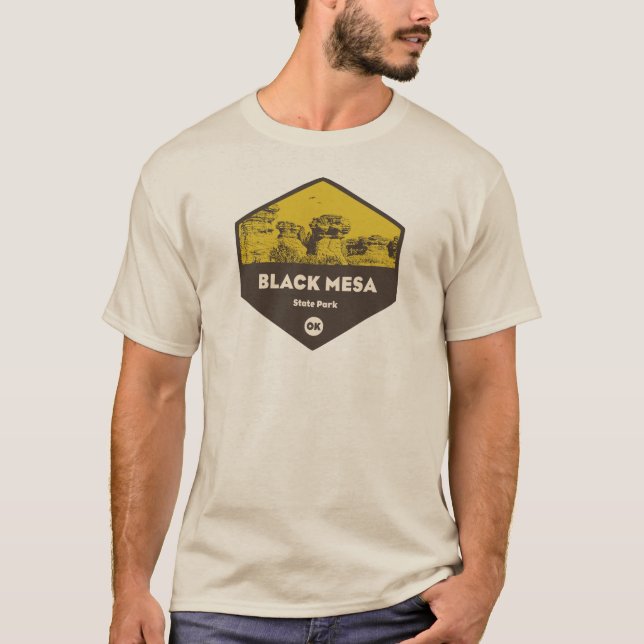 Black Mesa State Park Oklahoma T-Shirt (Front)