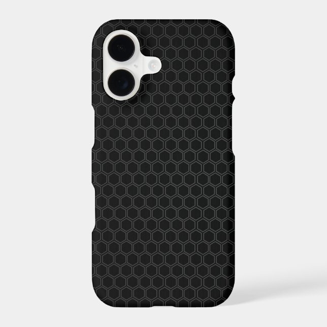 black mesh pattern Case-Mate Barely There  (Back)
