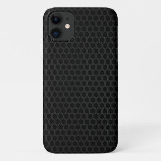 black mesh pattern Case-Mate Barely There iPhone Case