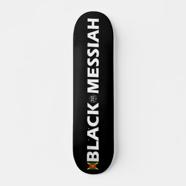 BLACK MESSIAH Skateboard, 7¾" Deck Skateboard (Front)