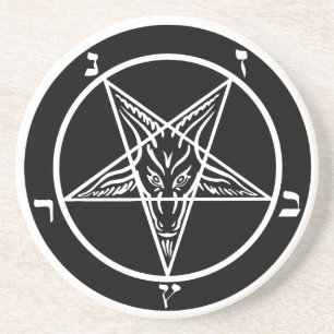 Black metal coaster SATAN!