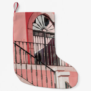 BLACK METAL GATE SMALL CHRISTMAS STOCKING