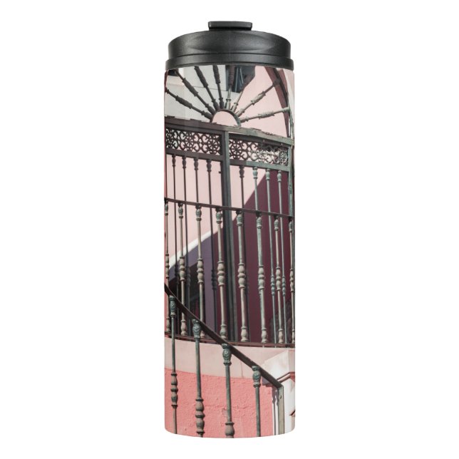 BLACK METAL GATE THERMAL TUMBLER (Front)