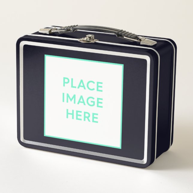 Black Metal Lunchbox (Front)