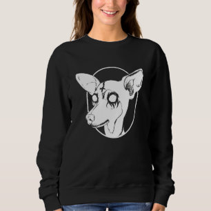 Black Metal Miniature Pinscher Pastel Goth And Dea Sweatshirt