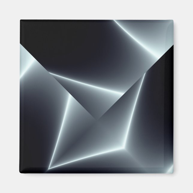 Black metal plate magnet (Front)