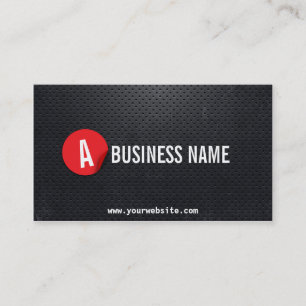 Black Metal Red Label Producer Business Card