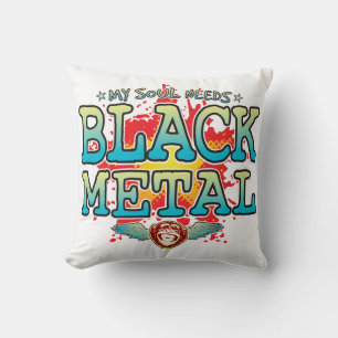 Black Metal Soul Cushion