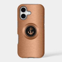 Black & Metallic Coper 2 With Nautical Anchor