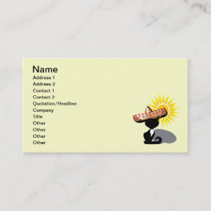BLACK MEXICAN CAT CARTOON png_CincoDeMayo-031.png Business Card