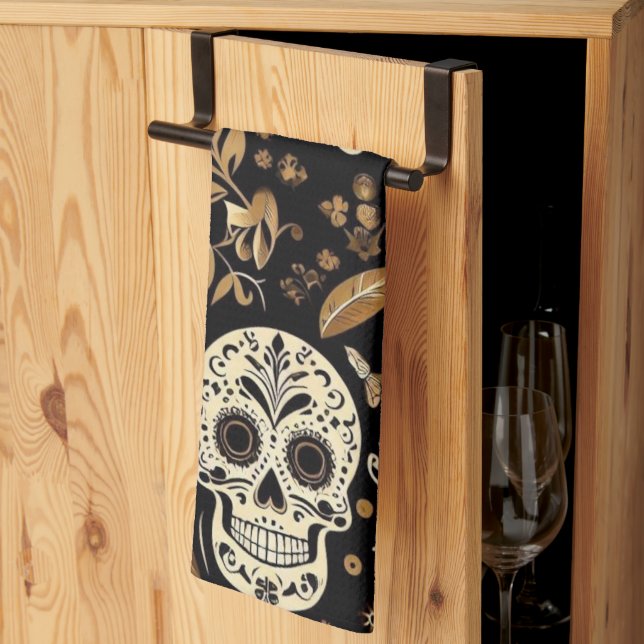 Black Mexican Tea Towel (Thirds Fold)