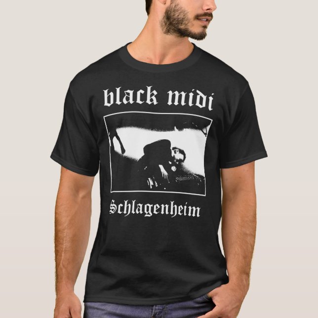 Black Midi Schlagenheim Metal Classic T-Shirt (Front)