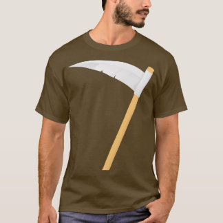 Black Minimalist Axe Horror Halloween TShirt