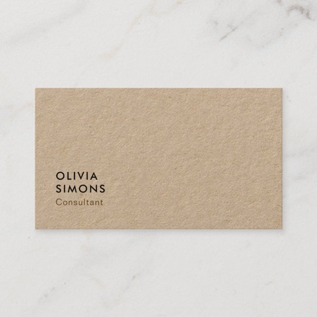 Black Minimalist Business Cards (Front)