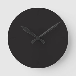 Black Minimalist Clock
