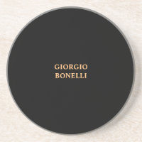 Black Minimalist Personal Modern