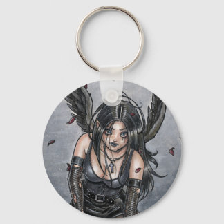 Black Misery Angel Keychain