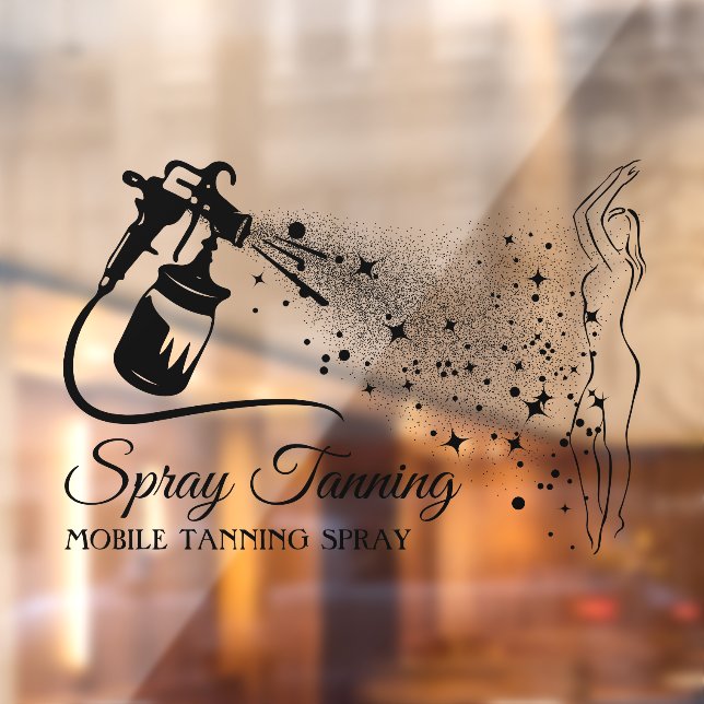 Black Mobile Spray Tanning Body Paint (Sheet 2)