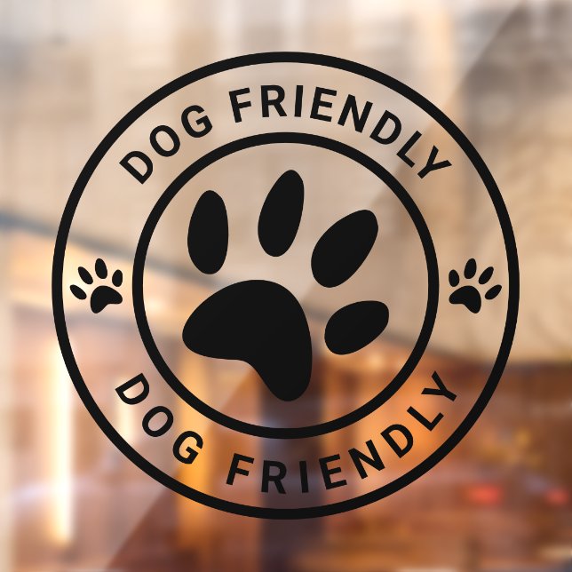 Black Modern Dog Friendly Coffee Cafe Pet Welcome (Sheet 2)