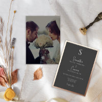 Black Modern Elegant Minimal Photo