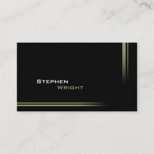 Black Modern Gradient Colour Business card