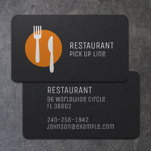 Black Modern Minimal Logo Sushi Asian Restaurant Business Card
