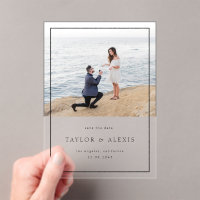 Black Modern Minimalist Frame Photo