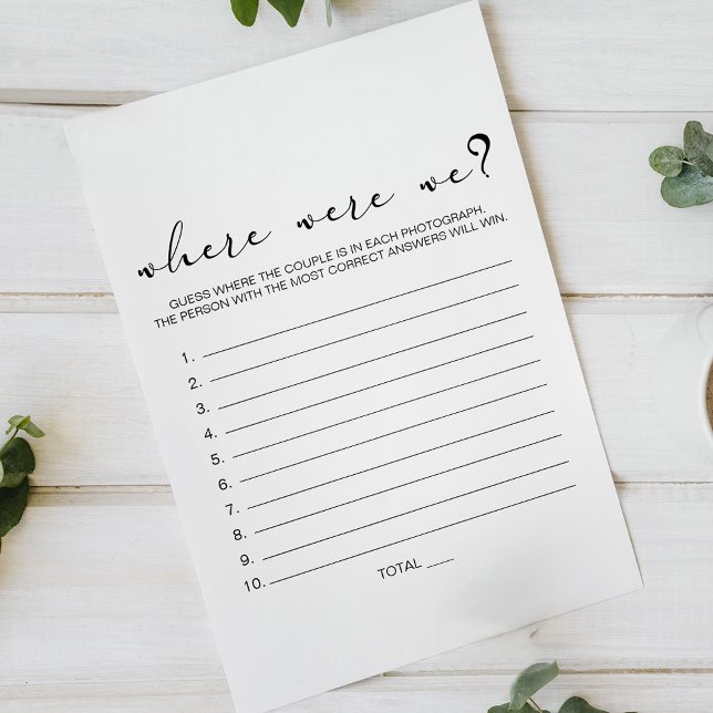 Black Modern Simple Script Game Where Were We Flyer (Creator Uploaded)