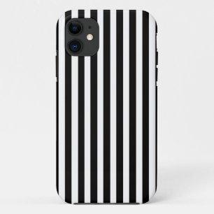 Black Modern Stripes Case-Mate iPhone Case