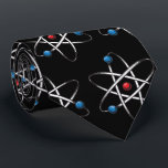 Black Molecule Atom Pattern Teacher Science Tie<br><div class="desc">This cute atom molecule pattern is great for the scientist,  teacher,  or science lover in your life.</div>