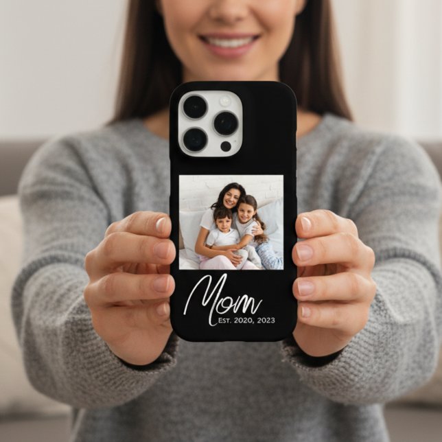 Black Mom Established Script Photo Case-Mate  iPhone Case (Creator Uploaded)