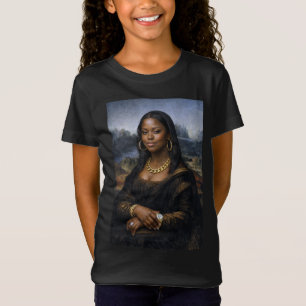 Black Mona Lisa African American Black History Mon T-Shirt