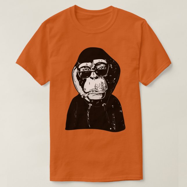 black monkey NFT T-Shirt (Design Front)