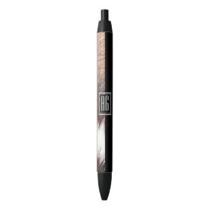 Black Monogram Ink Pen