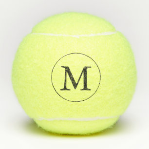 Black Monogram Tennis Balls
