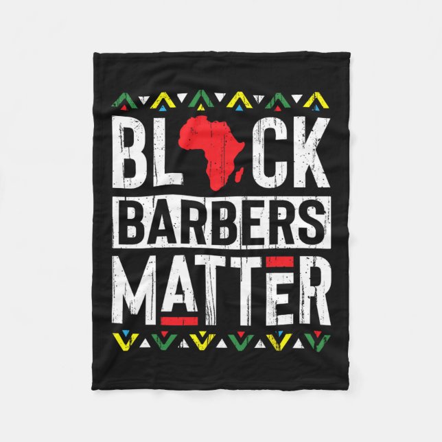 Black Month Barbers Problem History African Women  Fleece Blanket (Front)