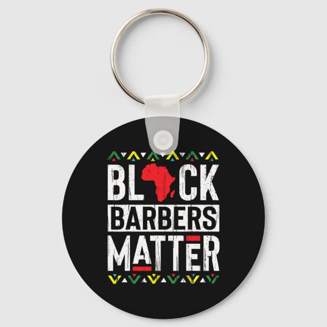 Black Month Barbers Problem History African Women  Key Ring (Front)