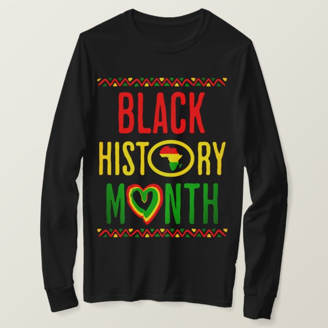 Black Month, Juneteenth, Black History Month T-Shirt (Design Front)