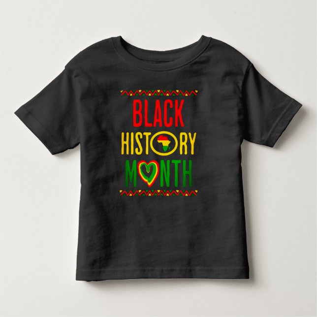 Black Month, Juneteenth, Black History Month Toddler T-Shirt (Front)