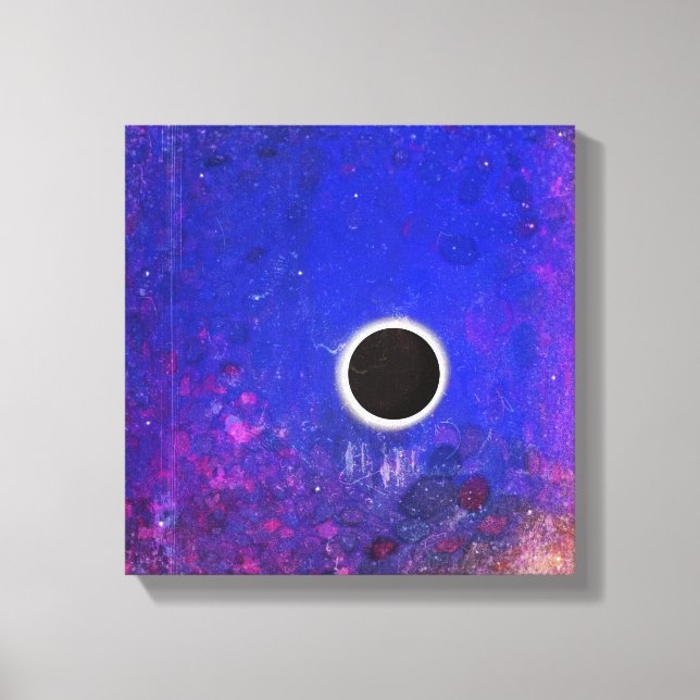 Black Moon Night – Moody Canvas Print (Front)