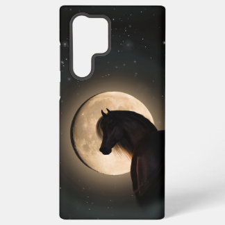 Black Moon Shine Horse Samsung Case