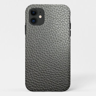 Black more leather iPhone 11 case