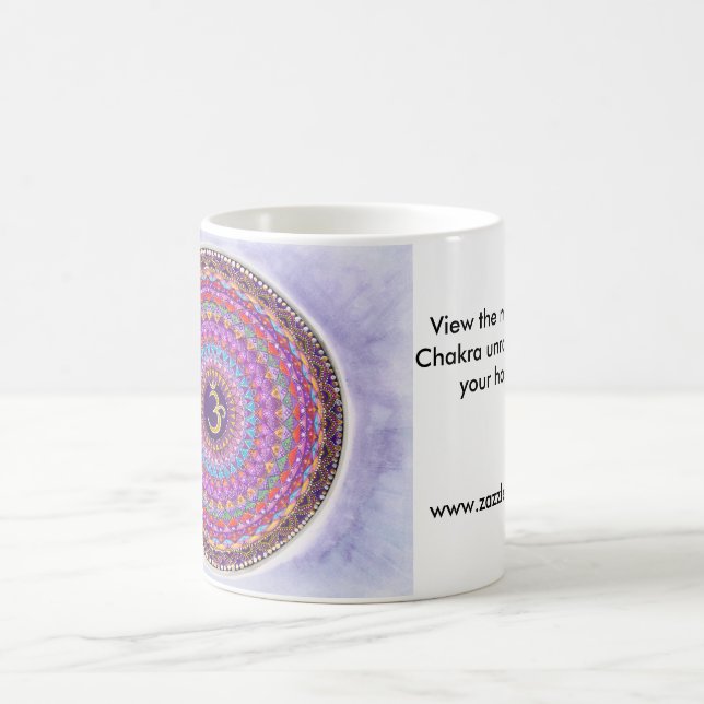 Black Morphing Mug - Crown Chakra (Center)