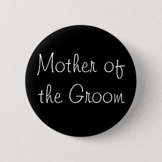 Black Mother of the Groom Pin