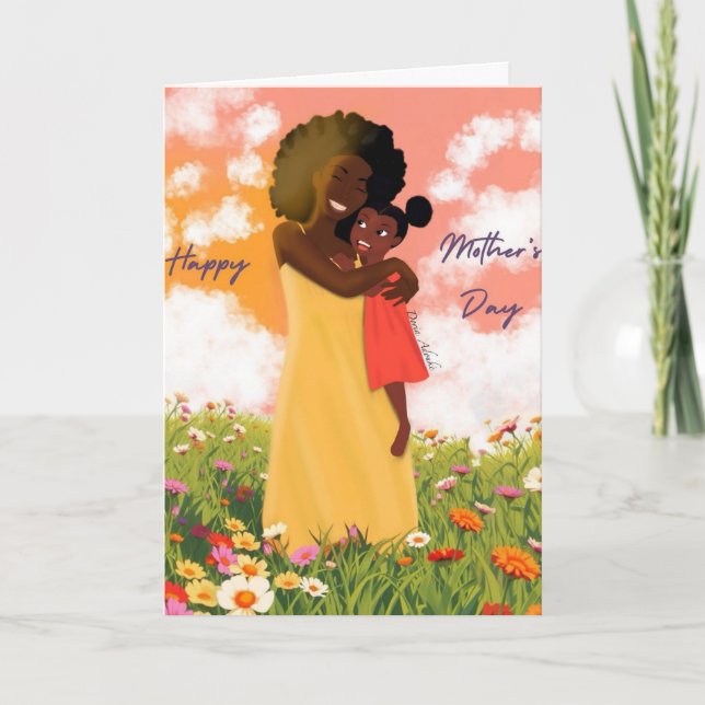 Black Mother's Day CArd (Front)